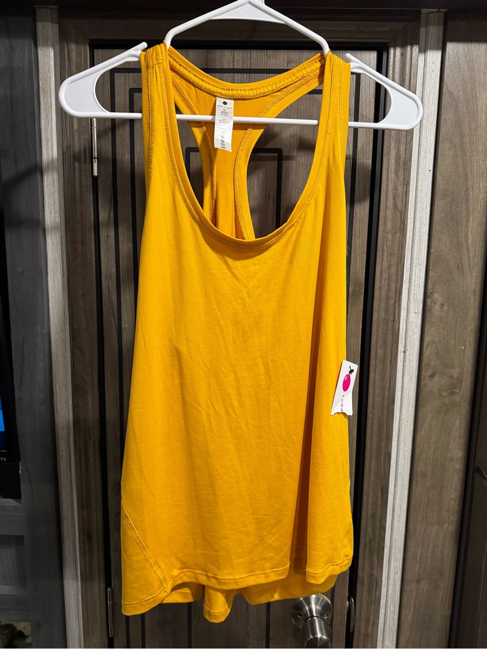 Yogalicious Golden Yellow Racerback Tank Top